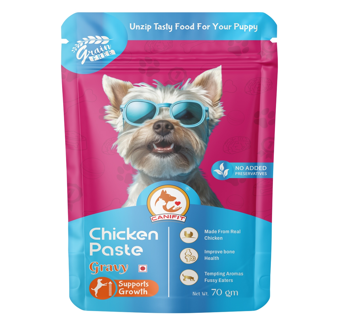 CANIFIT PUPPY CHICKEN PASTE GRAVY