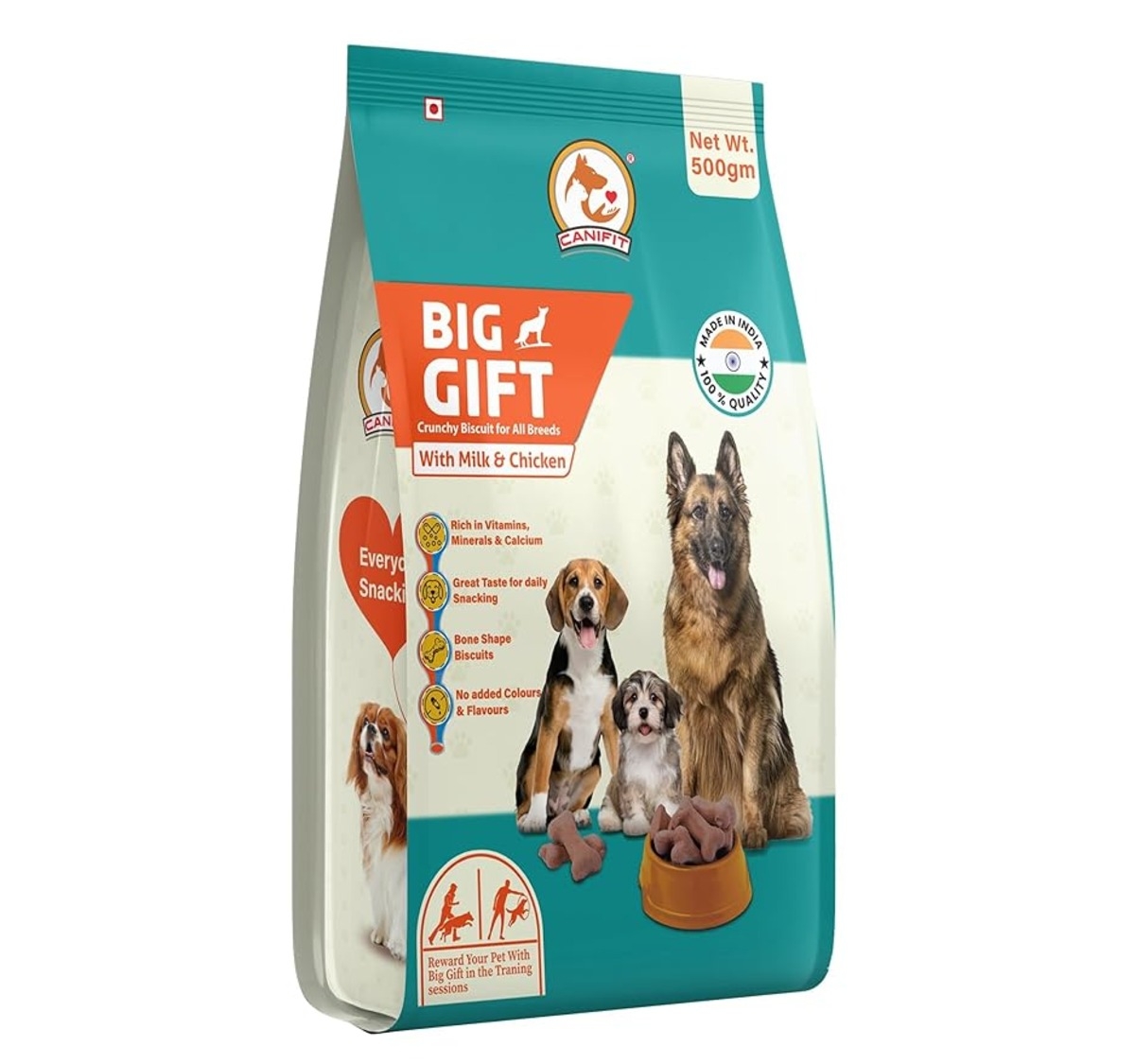 CANIFIT Big Gift Puppy Biscuits with Milk & Chicken